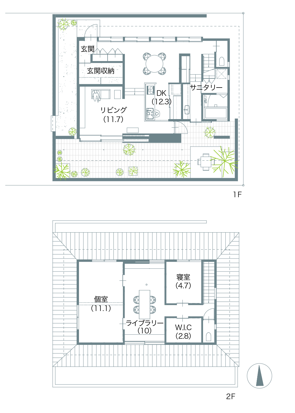 一宮モデル間取り図